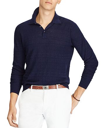 Polo Ralph Lauren Cotton-Linen Polo Sweater | Bloomingdale's