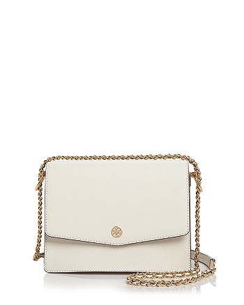 Tory Burch Robinson Leather Convertible Shoulder Bag | Bloomingdale's