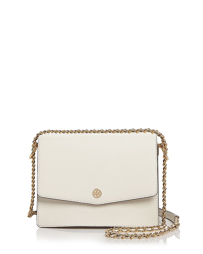 Tory Burch Beige Leather Small Robinson Top Handle Bag