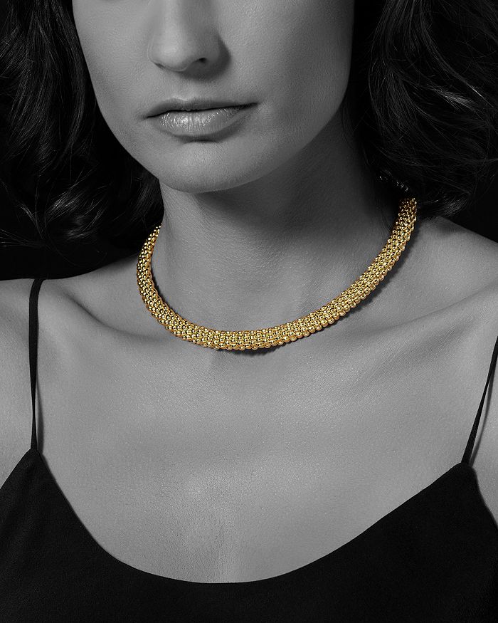 Lagos Caviar Gold Collection 18k Gold Rope Necklace, 16 In Gold
