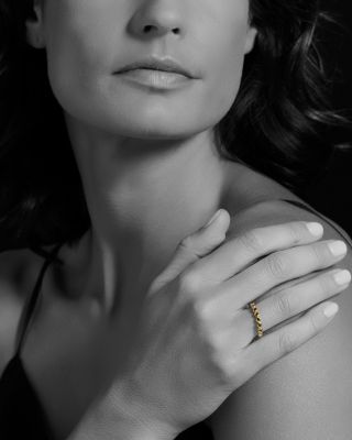 Gold & Black Caviar Collection 18K Gold & Black Diamond Ring 