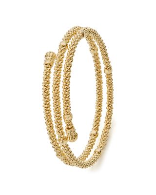 Caviar Gold Collection 18K Gold Coil Bracelet