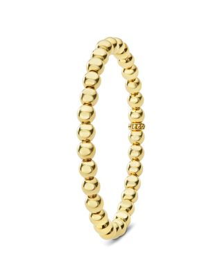 Caviar Gold Collection 18K Gold Beaded Bracelet, 6mm