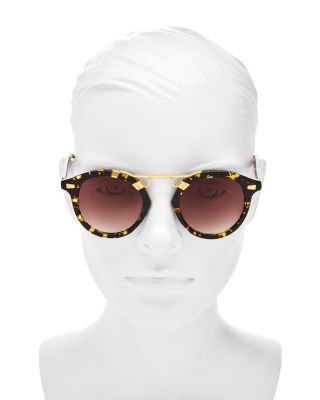 STL II 24K Gradient Round Sunglasses, 48mm