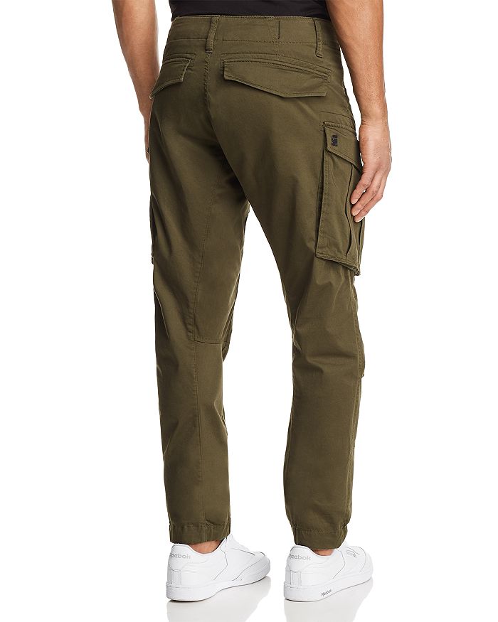 Shop G-star Raw Rovic New Tapered Fit Cargo Pants In Dark Bronze Green