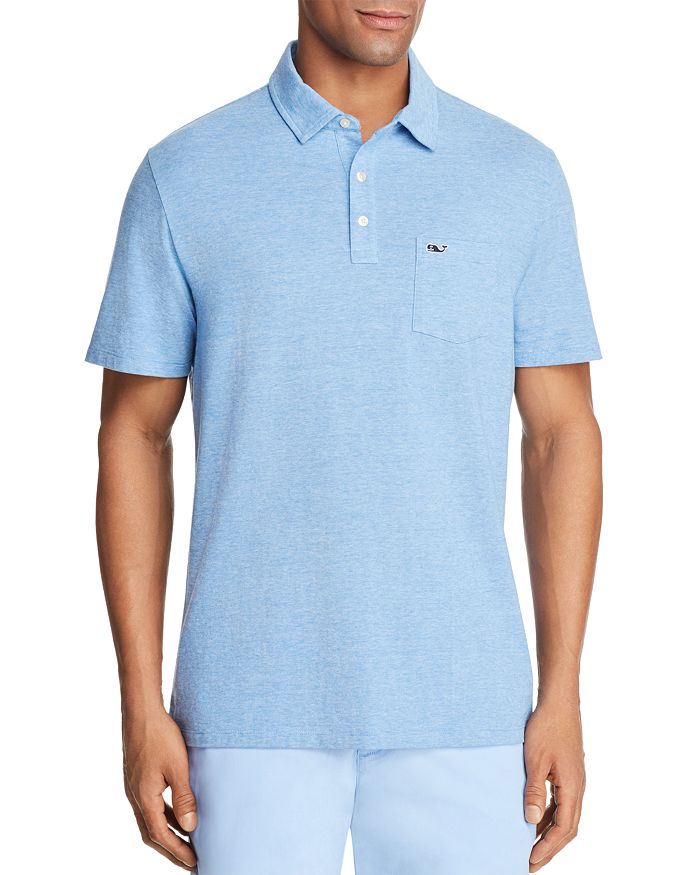 Vineyard Vines Solid Edgartown Classic Fit Polo Shirt In Hull Blue