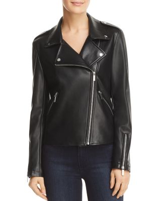 BAGATELLE NYC Genuine Leather Biker MOTO Motorcycle Jacket, S