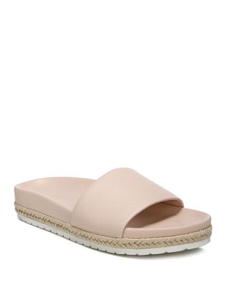 vince aurelia leather slides