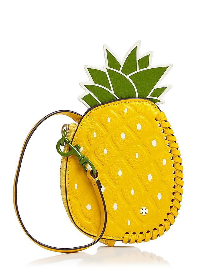 Tory Burch Pineapple Leather Coin Pouch | Bloomingdale's