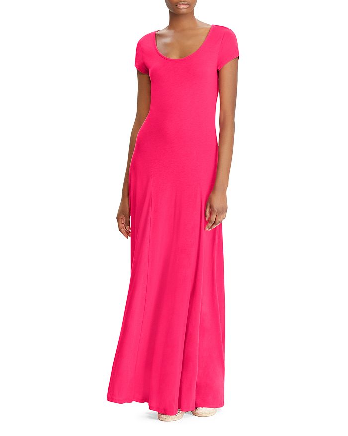 Ralph Lauren Cap Sleeve Maxi Dress | Bloomingdale's