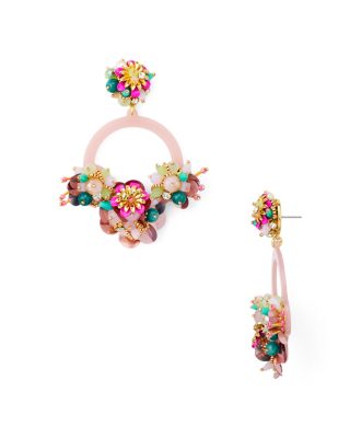 kate spade blooming bouquet drop earrings