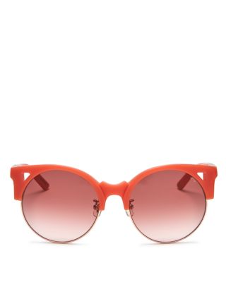 Pared Eyewear - Women's Up & At Em Oversized Round Sunglasses, 55mm