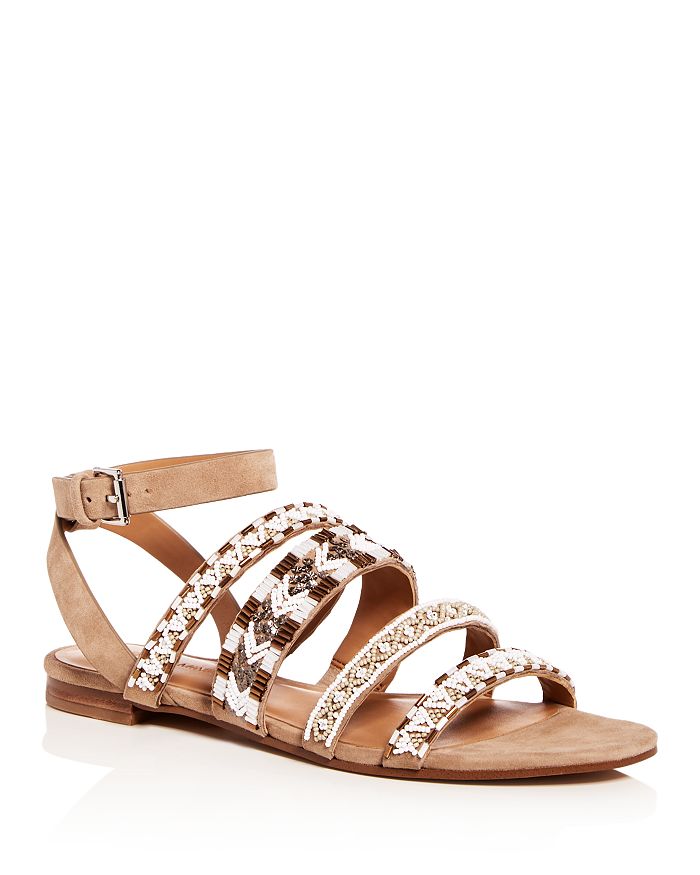 Rebecca minkoff leather ankle strap sandals sales