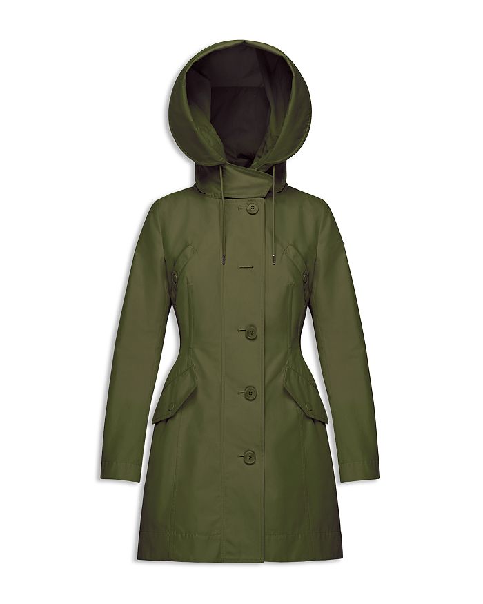 Moncler Audrey Raincoat In Green