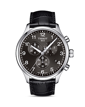 Shop Tissot Chrono Xl Classic Chronograph, 45mm In Black