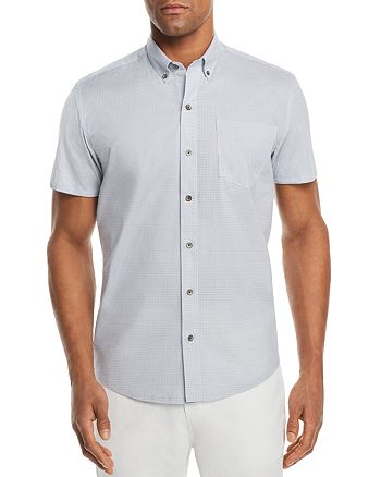 WRK Reworked Square Dot Regular Fit Button-Down Shirt | Bloomingdale's