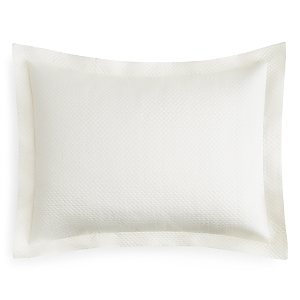 Shop Matouk Alba Quilted Standard Sham In Sable