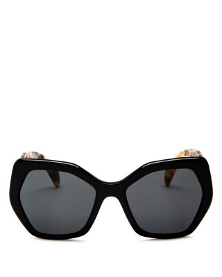 prada women's round 54mm sunglasses