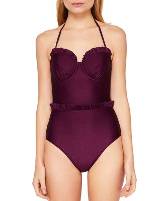 ted baker ruffle one piece