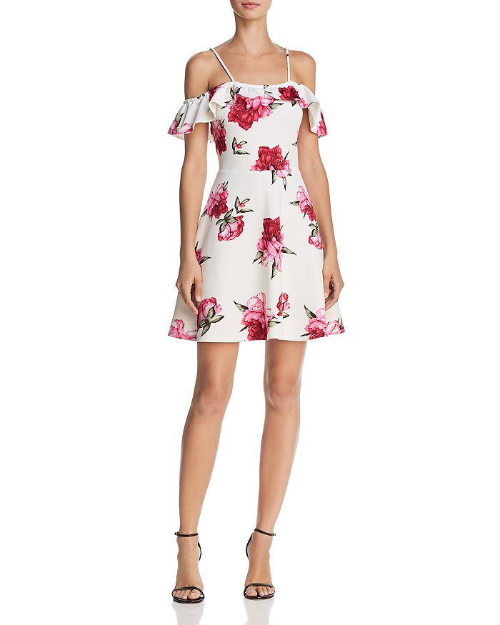 Aqua cold shoulder dress top