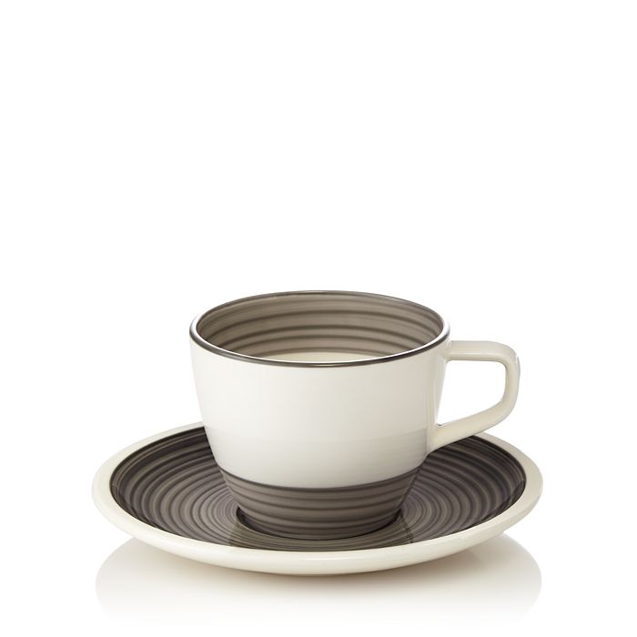 Villeroy & Boch Artesano Manufacture Gris Tea Saucer In Grey