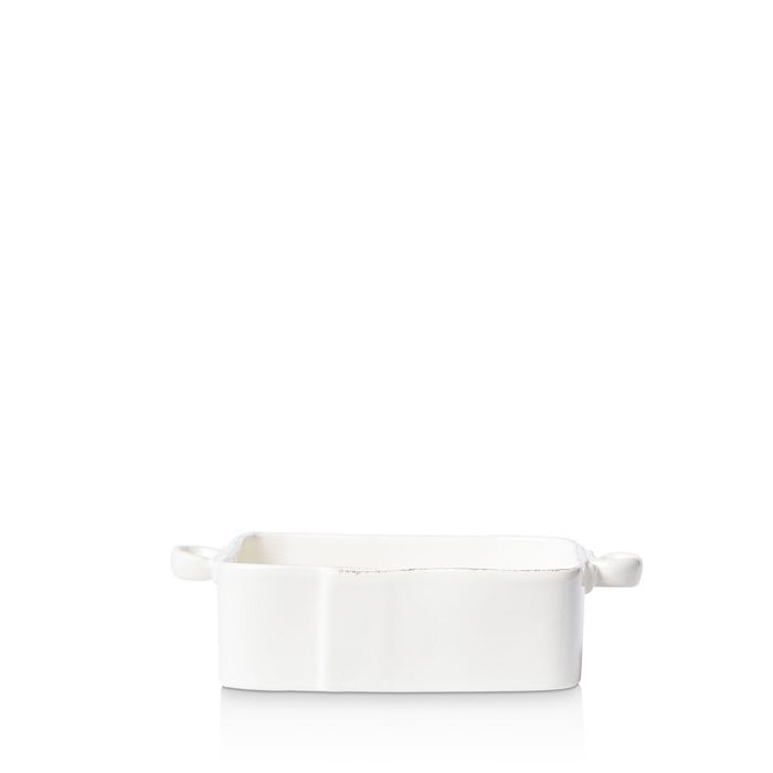 Vietri Lastra Stoneware Square Baker In Natural