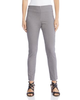 skinny gingham pants