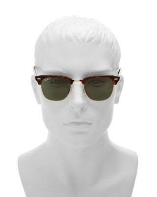  Polarized Classic Clubmaster Sunglasses, 51mm