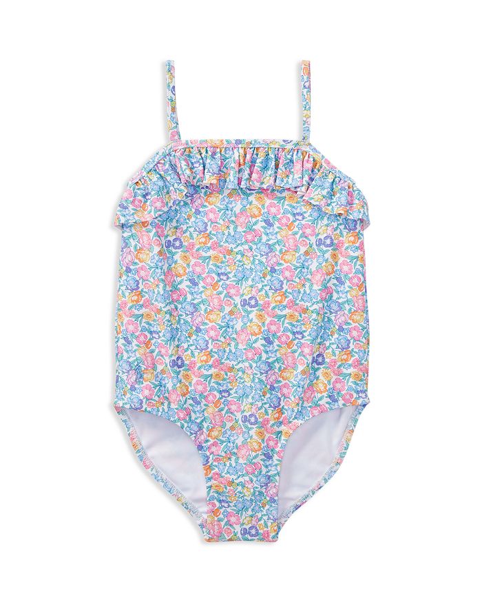 Ralph Lauren Girls' Ruffled Floral Swimsuit - Baby | Bloomingdale's