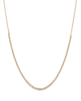 Bloomingdale's Fine Collection - Diamond Graduated Bolo Necklace in 14K Yellow Gold, 2.50 ct. t.w.&nbsp;- Exclusive