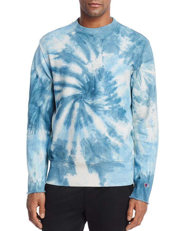 Tie dye champion crewneck shop