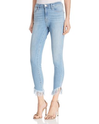 FRAME Le High online Skinny Shredded Raw Hem Eling Jeans