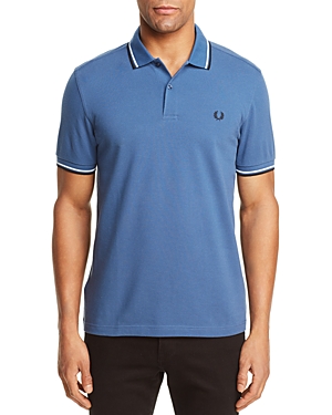FRED PERRY TIPPED SLIM FIT POLO SHIRT,M3600
