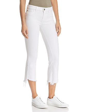 Dl1961 Lara Instasculpt Cropped Flare Jeans In Providence Bloomingdale S