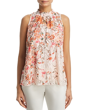 STATUS BY CHENAULT STATUS BY CHENAULT PRINTED FLORAL LACE TOP - 100% EXCLUSIVE,3673L226B