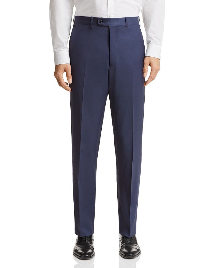 The Men's Store At Bloomingdale's Classic Fit Wool Dress Pants - 100% Exclusive In French Blue