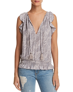 RAMY BROOK DONNIE PRINTED TOP,A0618109