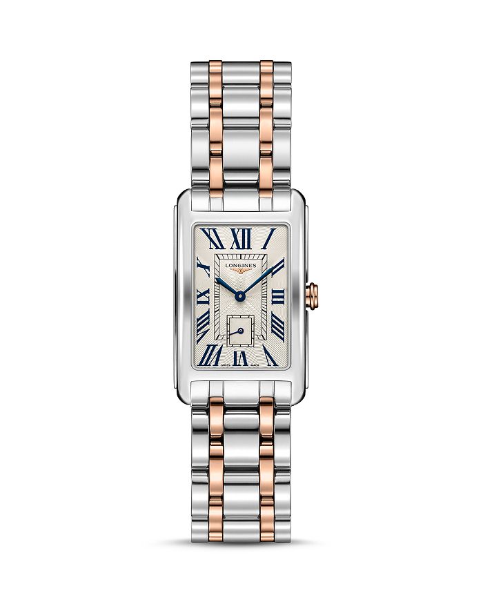 Longines Dolcevita Two-tone Watch, 23mm In White/multi