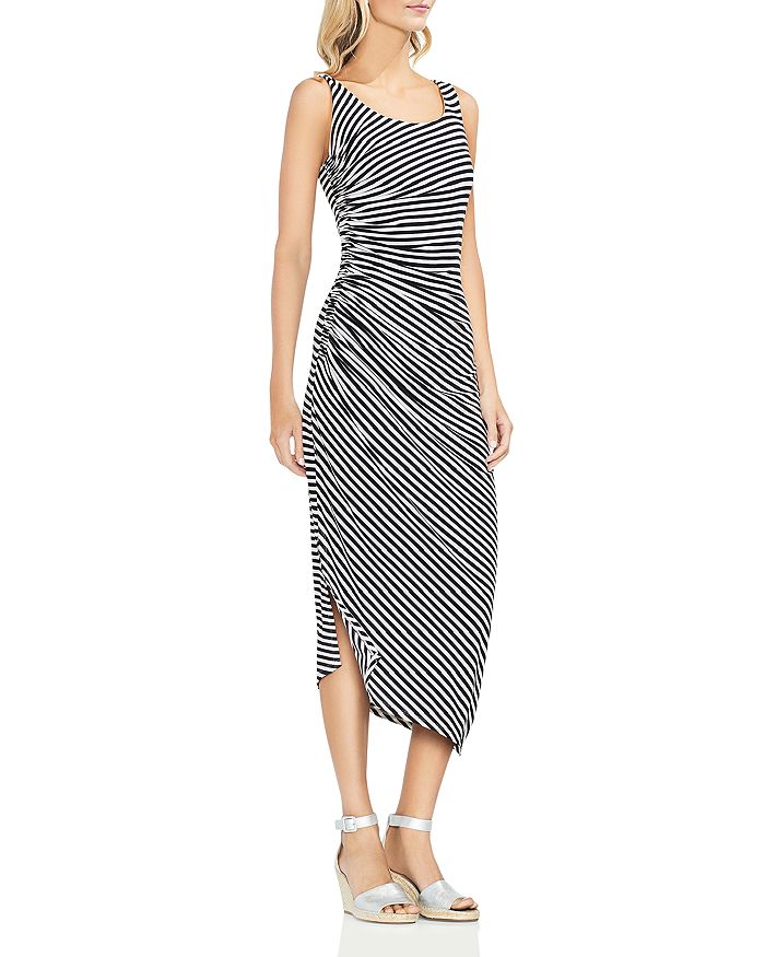 vince camuto ruched dress
