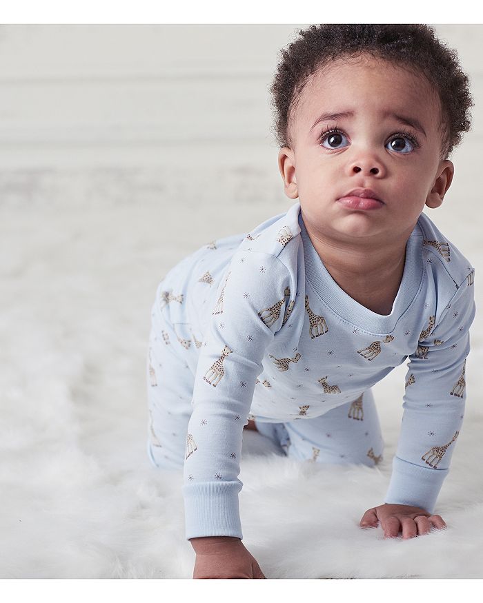 Shop Kissy Kissy Boys' Sophie La Girafe Pajama Set - Baby In Light Blue