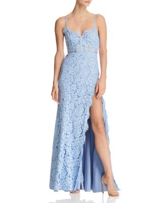 Lace bustier gown hotsell