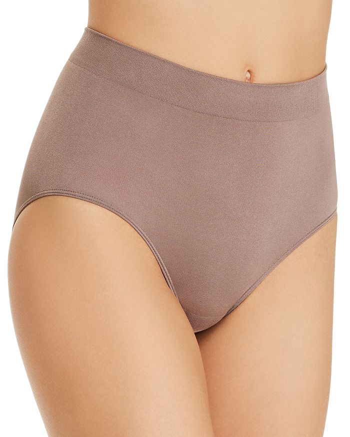 Wacoal B-smooth Hi Cut Brief Underwear 834175 In Cappucino