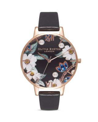 olivia burton floral watch