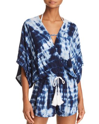 tie dye swim cover ups