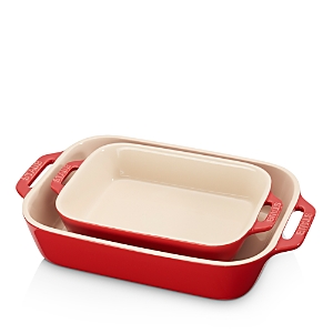 STAUB CERAMIC RECTANGULAR BAKING DISH 2-PIECE SET