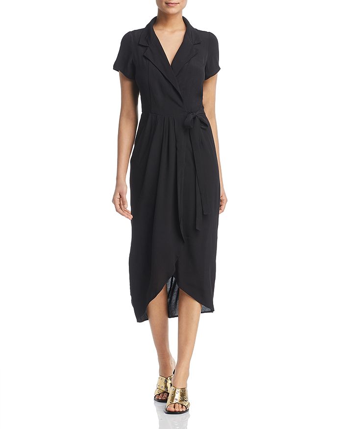 Yumi wrap on sale denim dress