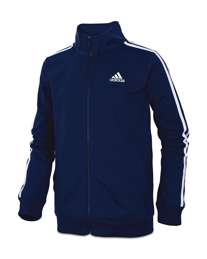 Adidas Originals Adidas Toddler Boys Iconic Zip-up Tricot Jacket In Collegiate Navy
