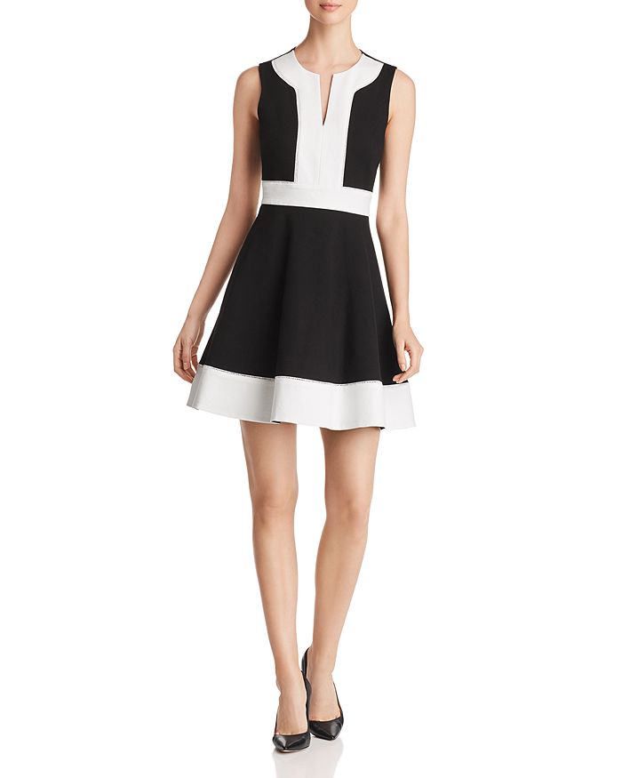 Kate spade 2025 white colorblock dress