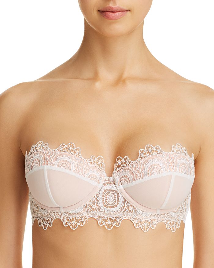 Thistle and Spire Thistle & Spire Willow Embroidery Strapless Longline Bra