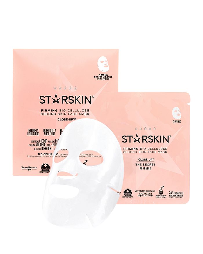 STARSKIN CLOSE-UP FIRMING BIO-CELLULOSE SECOND SKIN FACE MASK,SST001